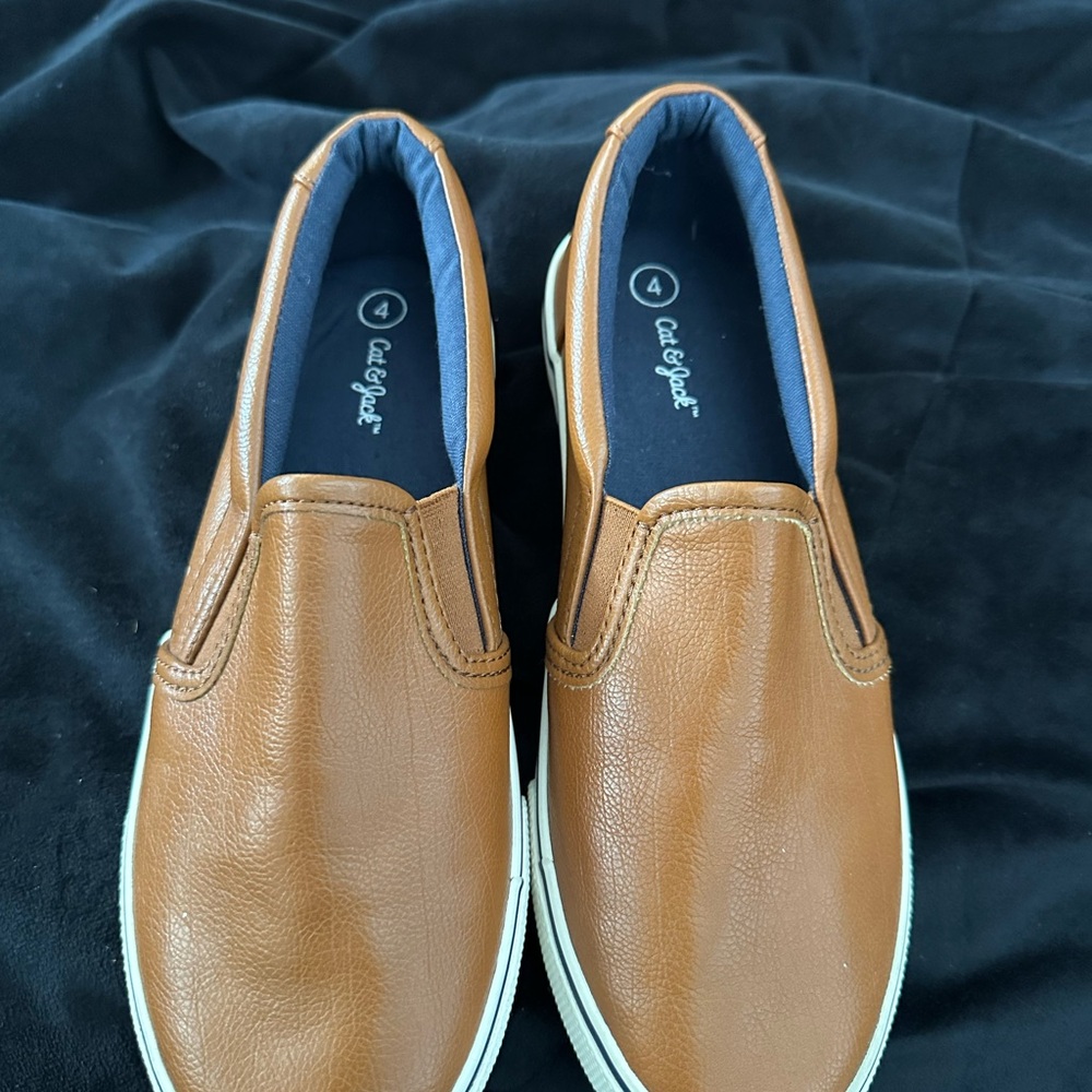 Cat & Jack Tan Moccasin Slip-Ons